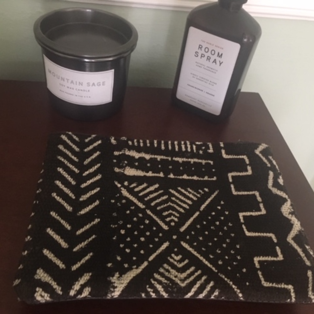Mudcloth makeup bags